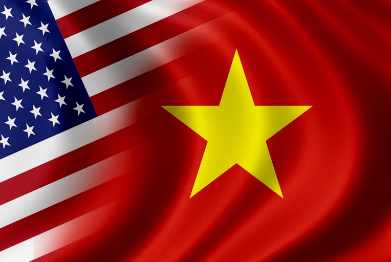 usa vietnam flag