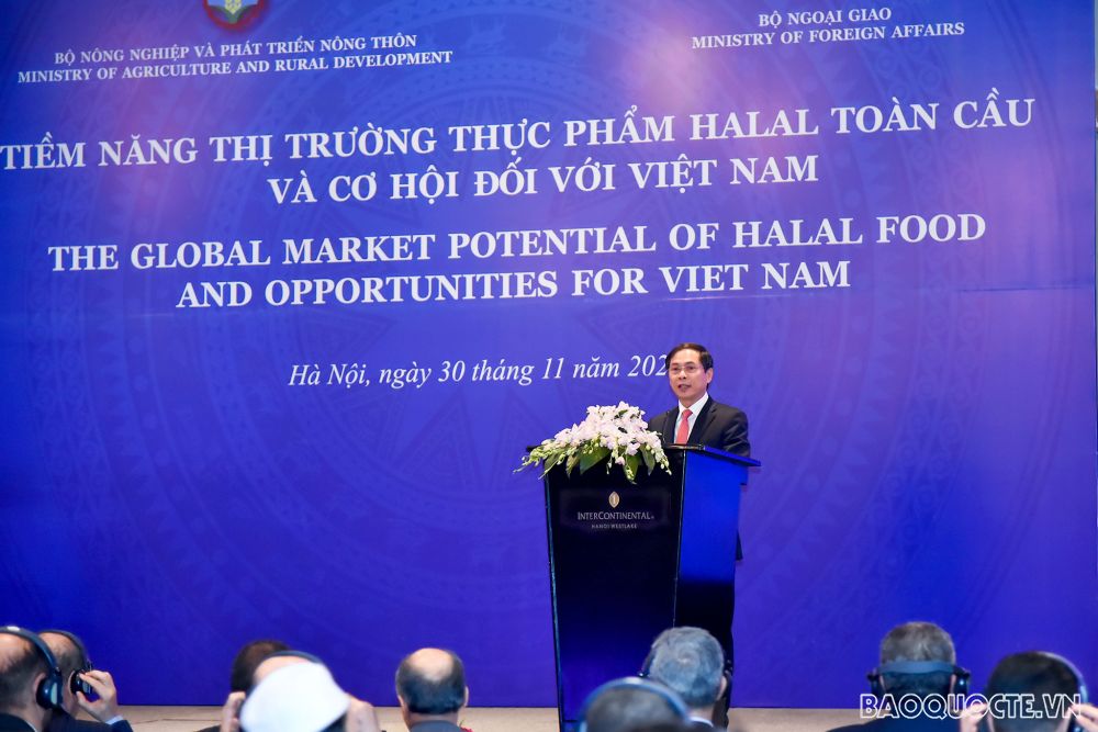 khai mac dien dan nham khai thong thi truong thuc pham halal 1400 ty usd