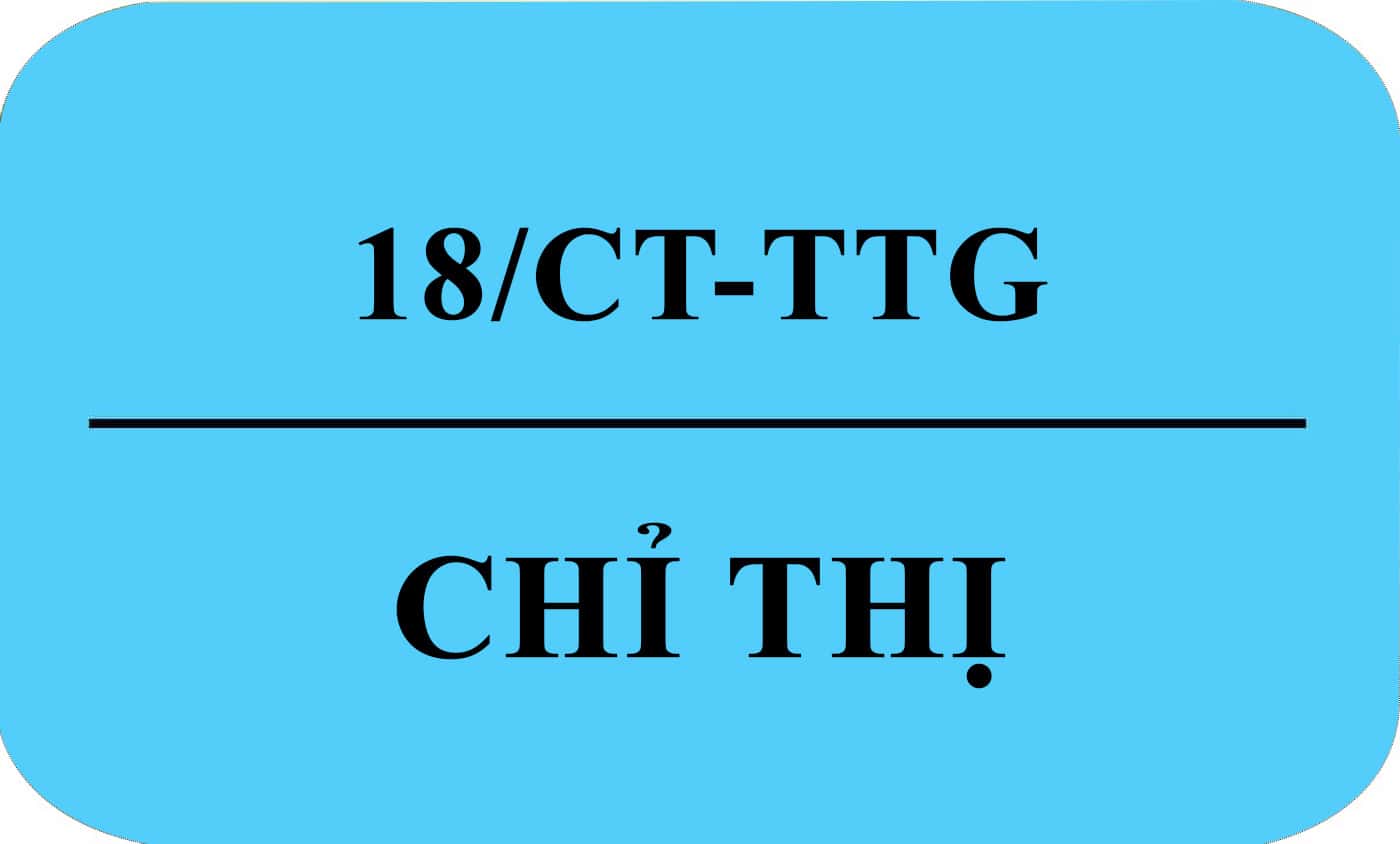 chi thi so 18 ct ttg