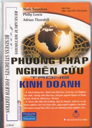Phương ph&aacute;p nghi&ecirc;n cứu trong kinh doanh
